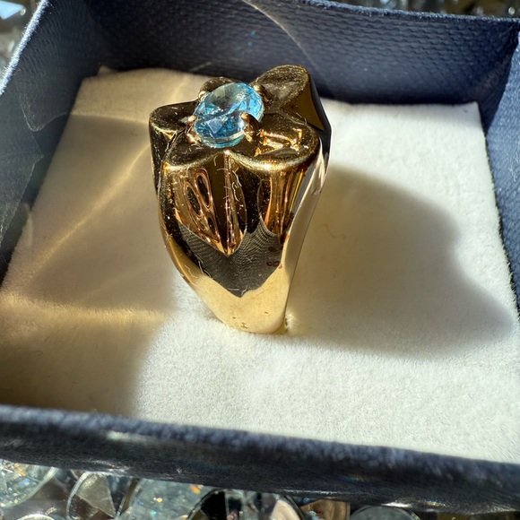 LOUIS VUITTON TYLER FLOWER WAVES RING